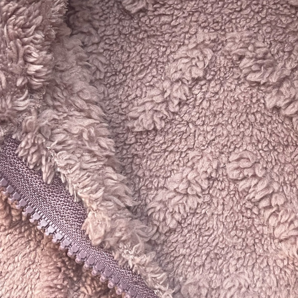 Textured Fleece Women's 3/4 Zip Jacket Pullover - Picture 6 of 6
